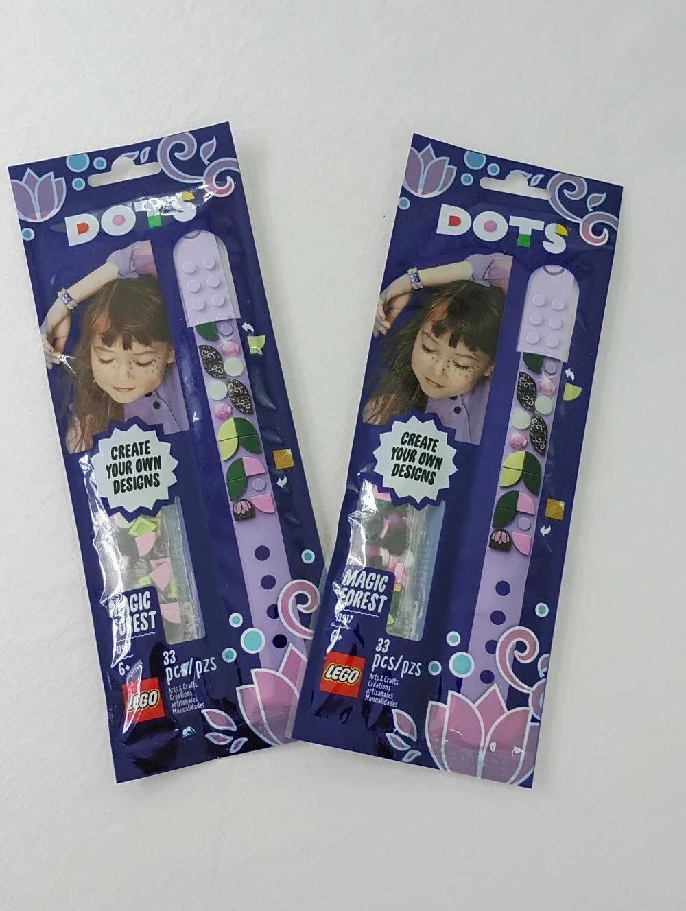 Bundle LEGO Dots Bracelet Magical Forest 41917 Two New 33 Pieces